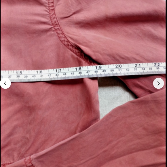 SO Women's zip-up pink colored utility jacket sz M pockets cinch waist - Picture 3 of 7
